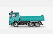 MAN TGS NN 3axle with MEILLER Tipper, turquoise
