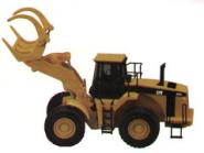 CAT wheel loader 980G with tree fork