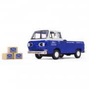FORD Ecoline Pickup from 1960 with 3 Boxes, blue
