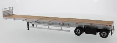 53´ Flatbed trailer, silver 