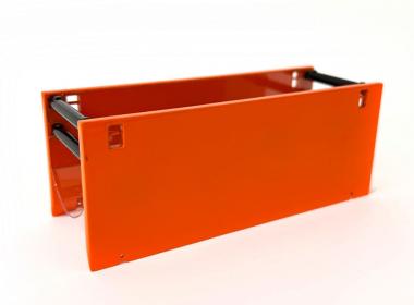 GME Trench Box, red 12,3 x 4,5 x 1,8 cm, orange-black 