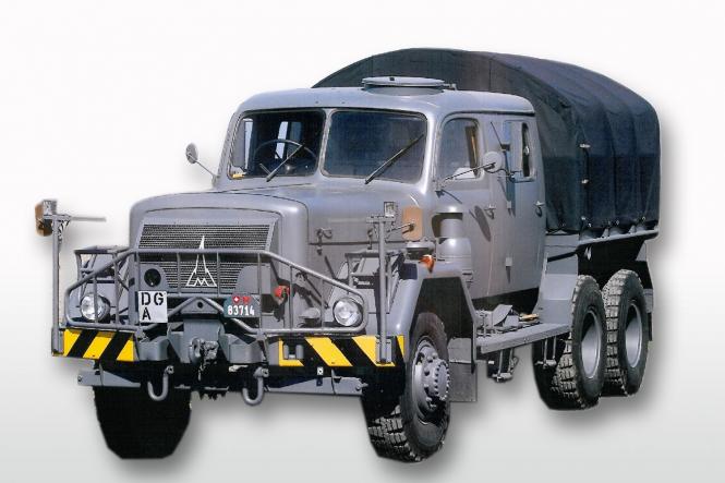www.scalemodels.de | MAGIRUS Uranus 6x6 Heavy Haulage Truck, Belgium  Military | purchase online